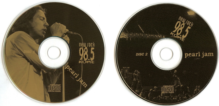 Pearl Jam - Pearl Jam Live (San Jose 95) - 5'' Double CD